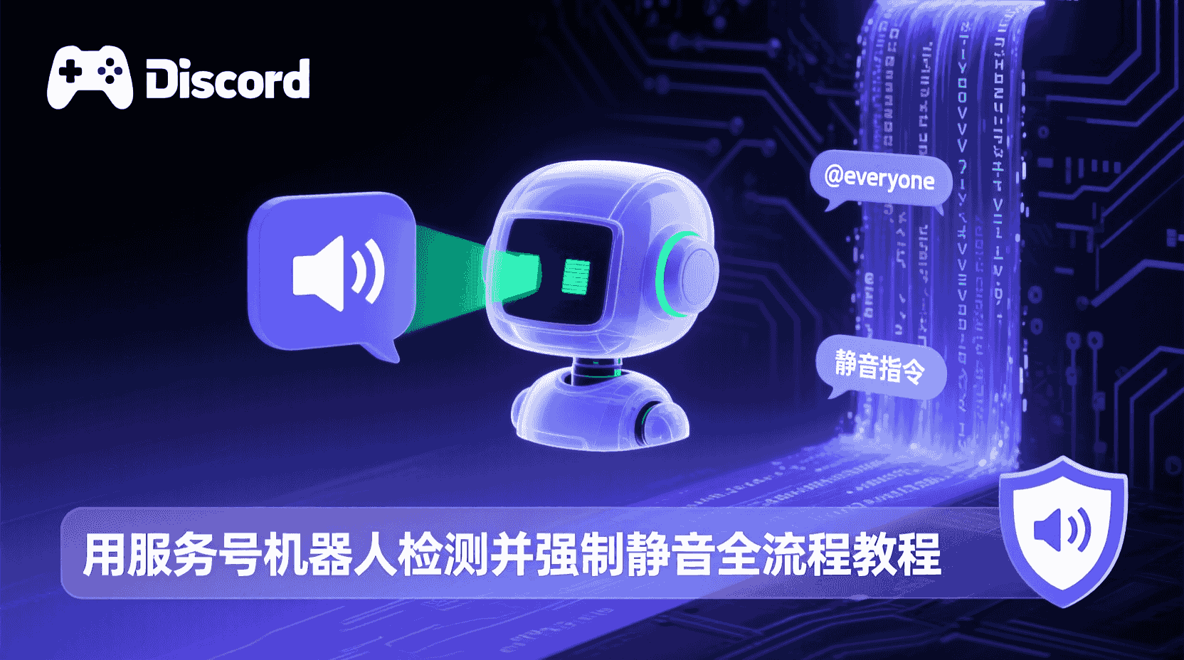 Discord机器人语音静音, 服务号机器人检测用户, 默认静音配置, 语音频道强制静音, guildMute接口使用教程, 如何监听语音状态变更, Discord.js静音代码示例, 语音区自动静音解决方案